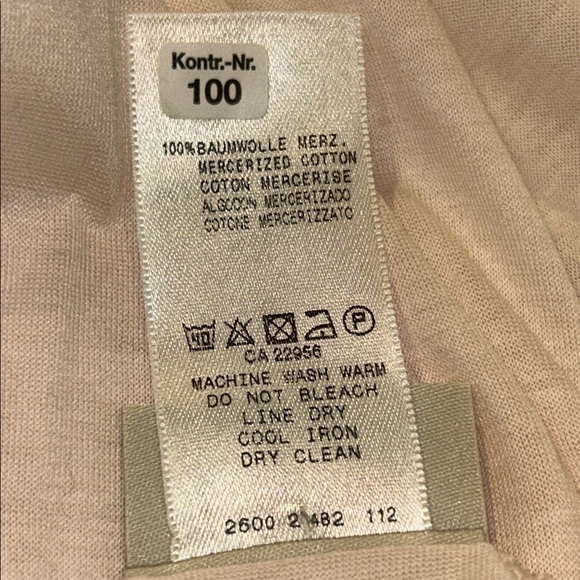 HANRO PLEATED PINK NIGHTGOWN 100% COTTON SIZE MEDIUM - Picture 5 of 5